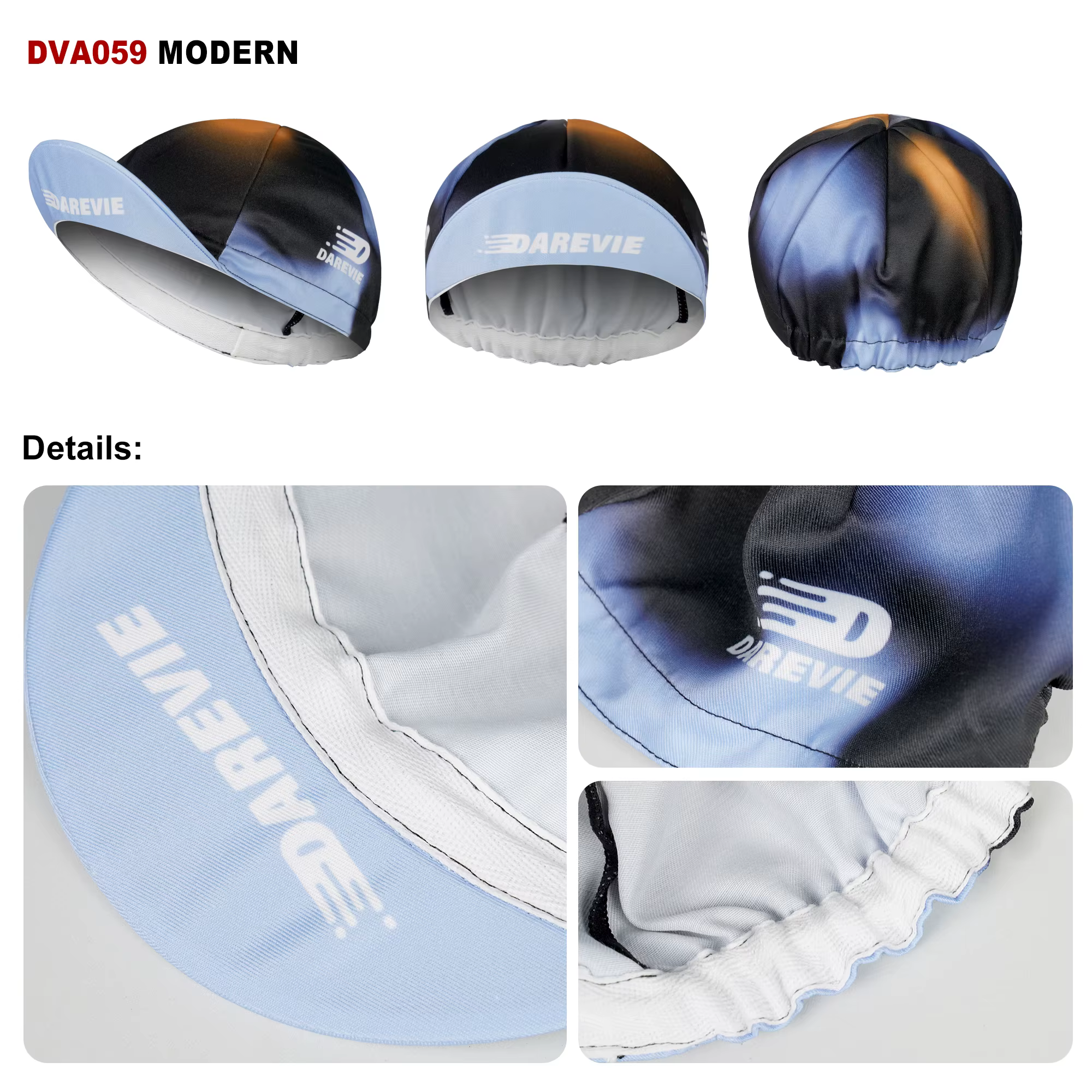 DAREVIE Casquette de cyclisme anti-UV