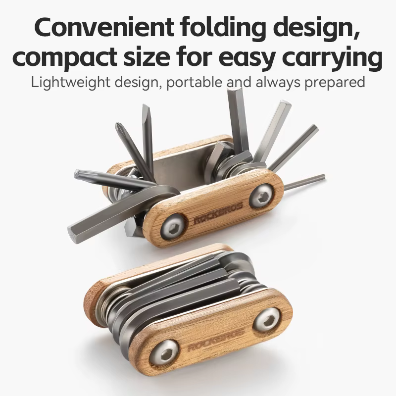 ROCKBROS ensemble d'outils de cyclisme Kit combinaison vélo outils réparés vtt route conception pliante pratique facile