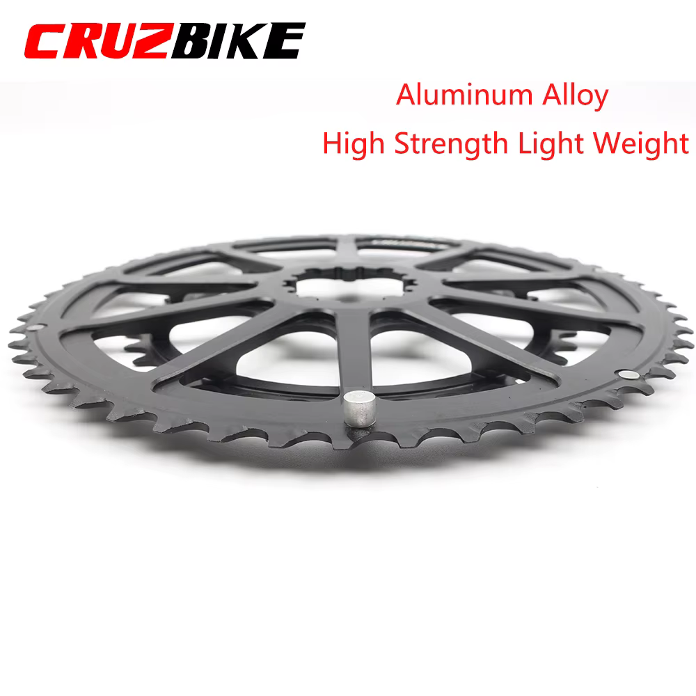 Plateau de pédalier double CRUZbike pour vélo de route 50-34T 52-36T 52-42T 53-39T