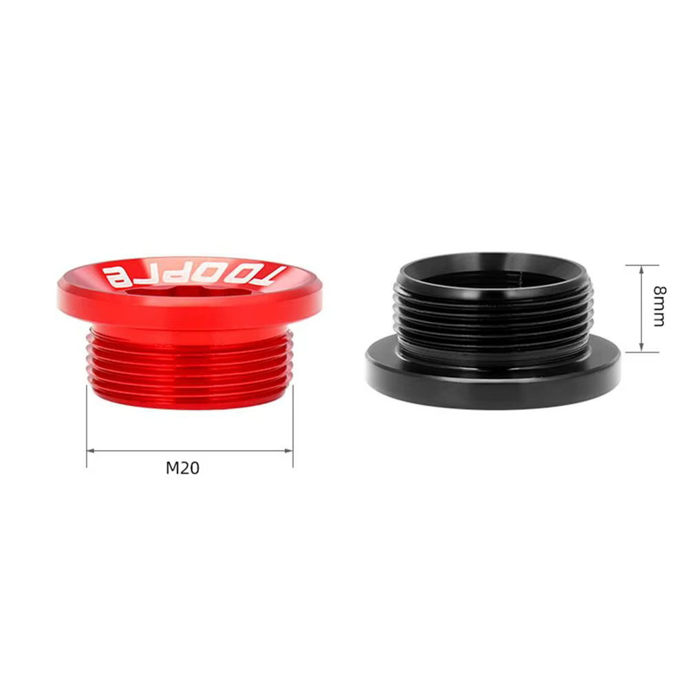 Accessoires de vélo M20x8mm vis bouchon boulon de fixation BB support inférieur manivelles vis vélo manivelle boîtier couvercle manivelle boulon capuchon