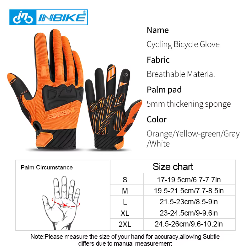 INBIKE hommes gants de cyclisme écran tactile vtt