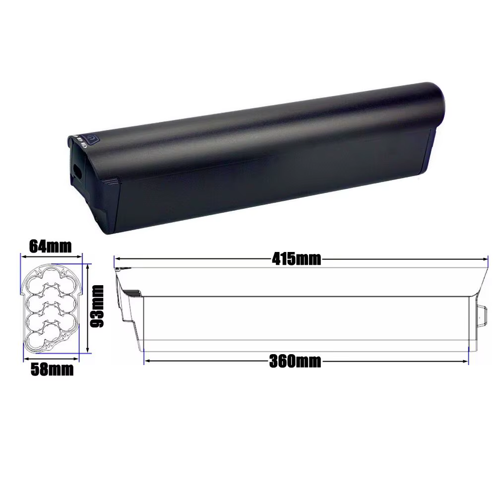 MileTrail 36V 48V 10.4Ah 12Ah 13Ah 14Ah 15Ah 17.5Ah batterie pour ESUTE C100 URLIFE E26 Touroll J1 Samebike RS-A01 Ebike