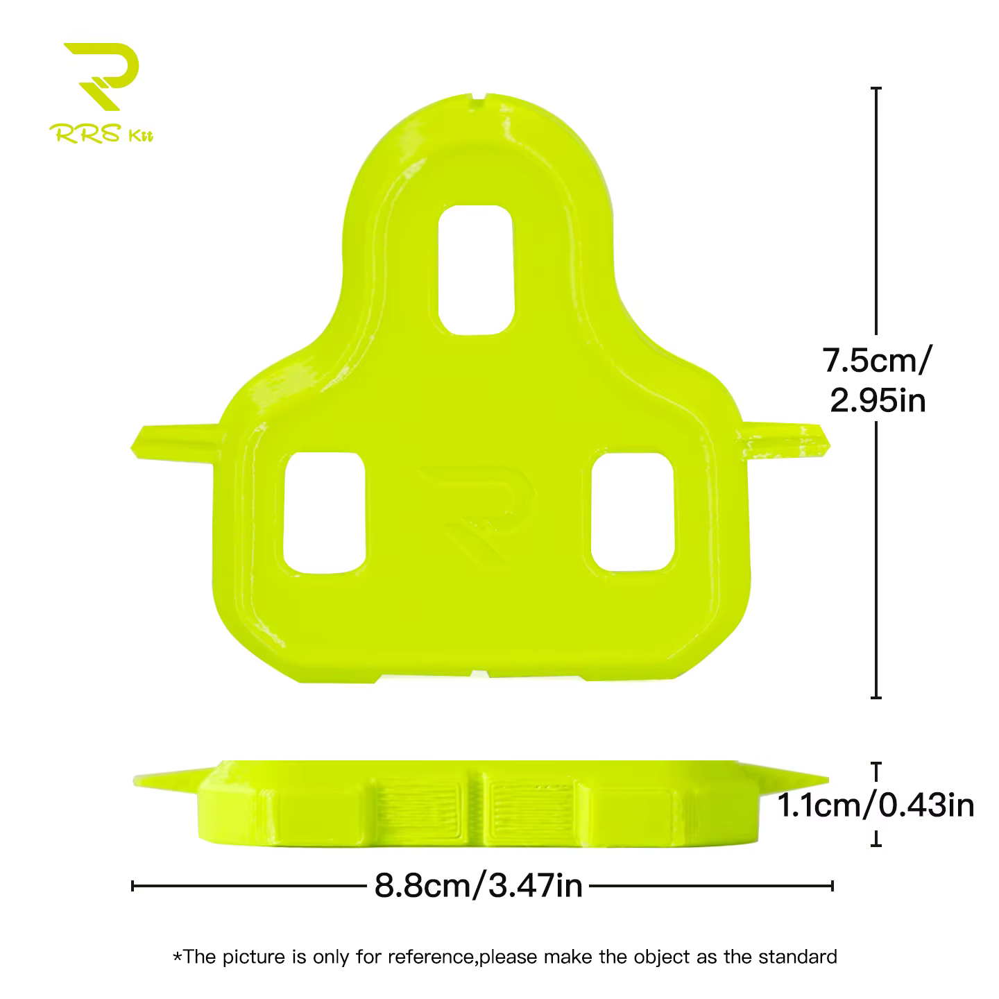 RRSKIT Outil de réglage des clips de vélo de route, jauge d'alignement des clips LOOK KEO, outil de positionnement rapide pour chaussures de cyclisme