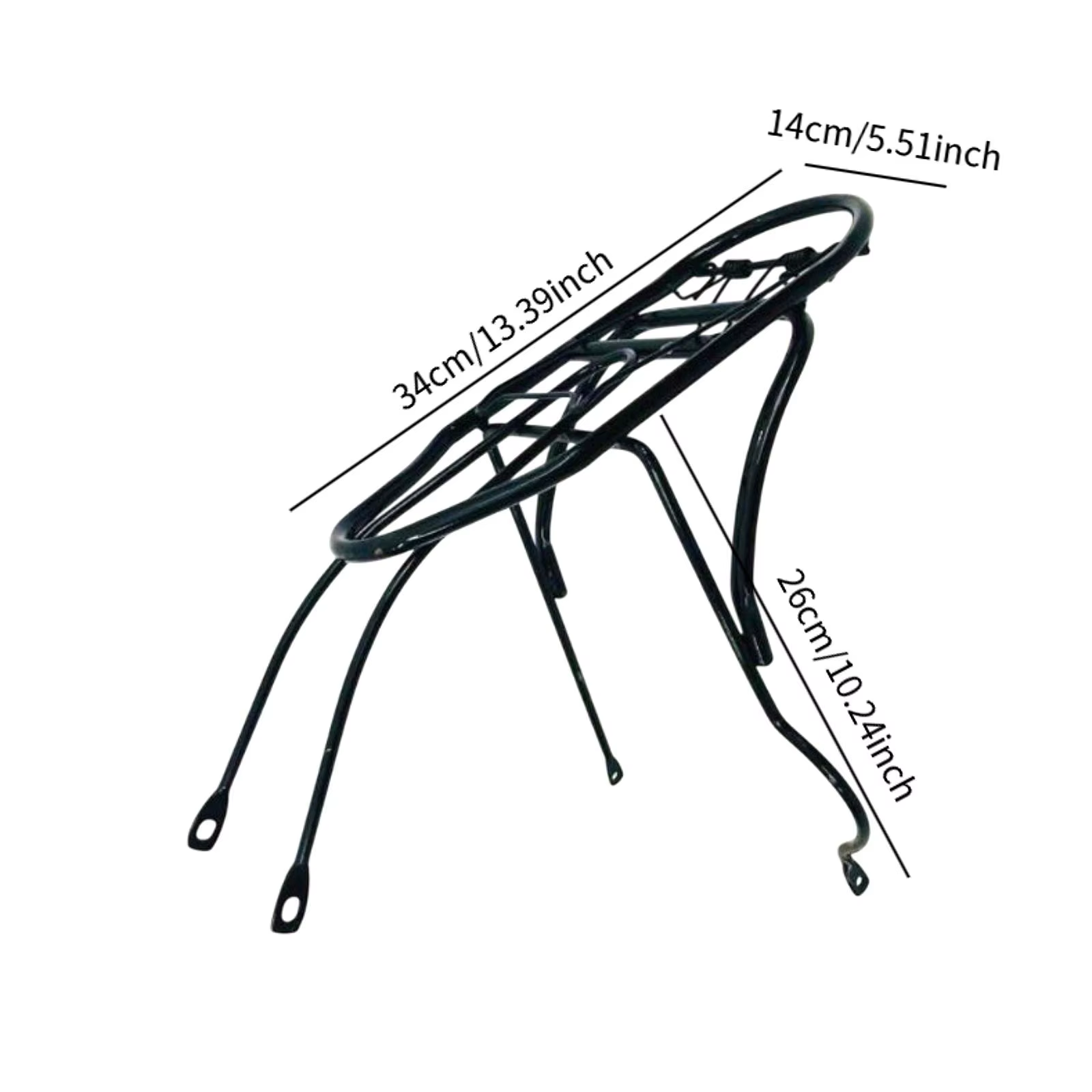 20 pouces vélo pliant porte-bagages frein à disque support de bagages matériel de montage contre-pointe arrière porte-vélo pour Kac083