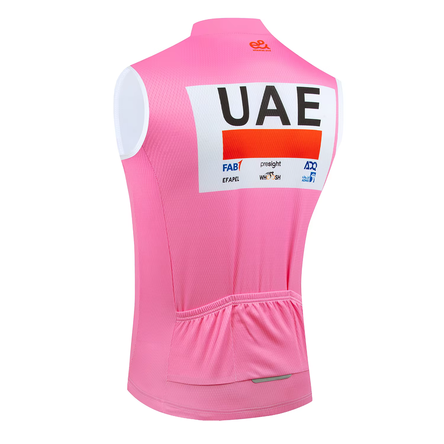 Nouveau Maillot de Cyclisme Rose 2025 Émirats Arabes Unis Hommes Femmes Équipe Pro Coupe-Vent Vélo