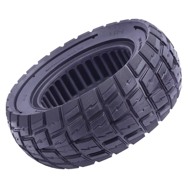 Pneus de trottinette antidérapants, durables et non gonflables à structure grillagée, remplacement idéal pour les pneus pleins 3.50-6