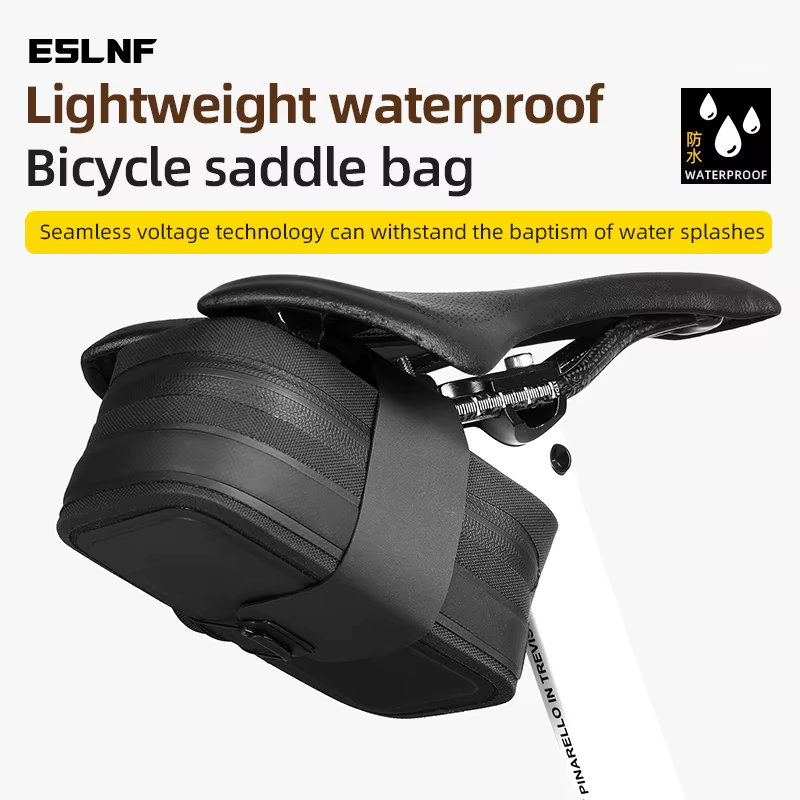 ESLNF sac de cyclisme étanche à la pluie sac de selle de vélo de montagne Portable sac