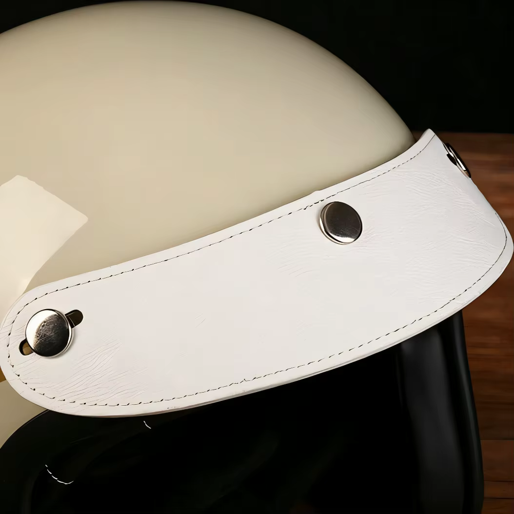Visière de casque rétro à 3 broches