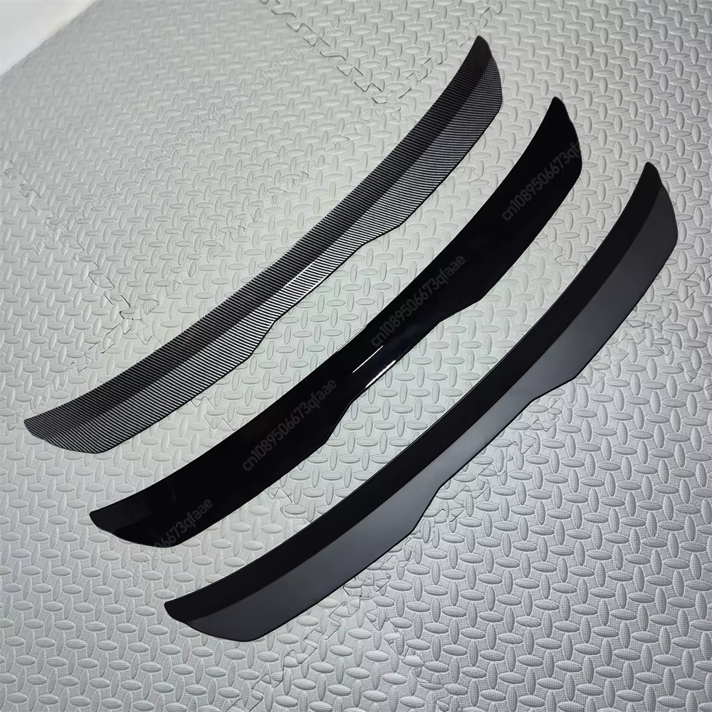 Pour Renault Clio MK5 Clio 5 2019-2025 hayon voiture bouchon de becquet arrière coffre arrière botte toit lèvre Spoiler réglage Bodykit noir brillant