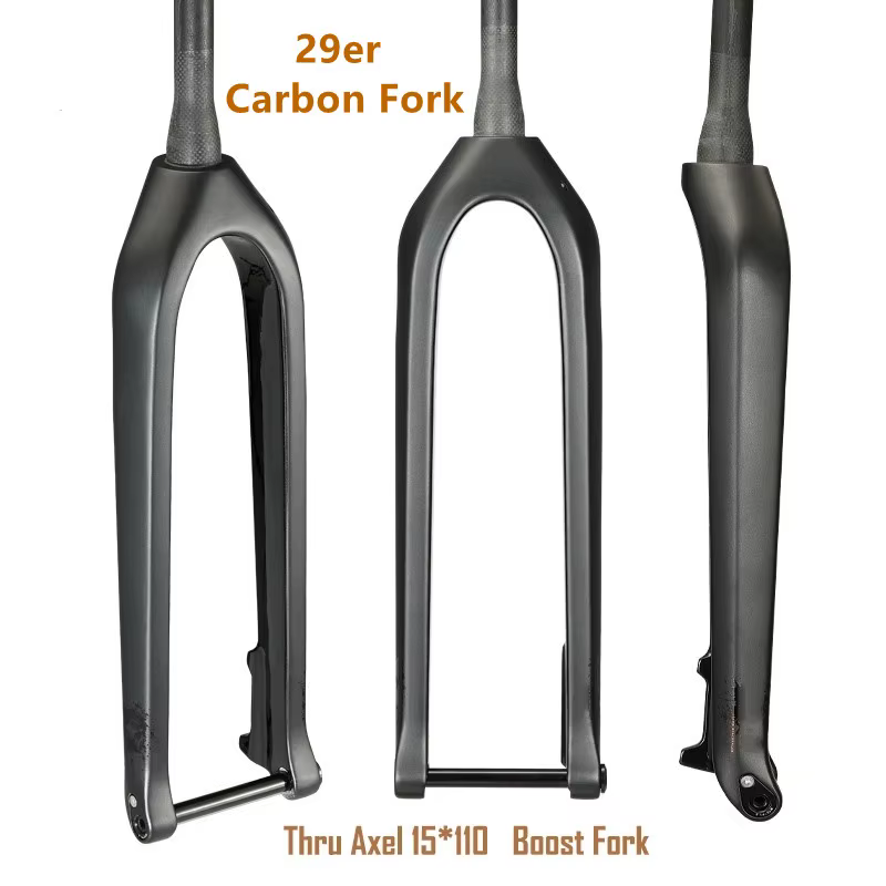 Boost-Fourche de Descente VTT 29er en Carbone Rigide