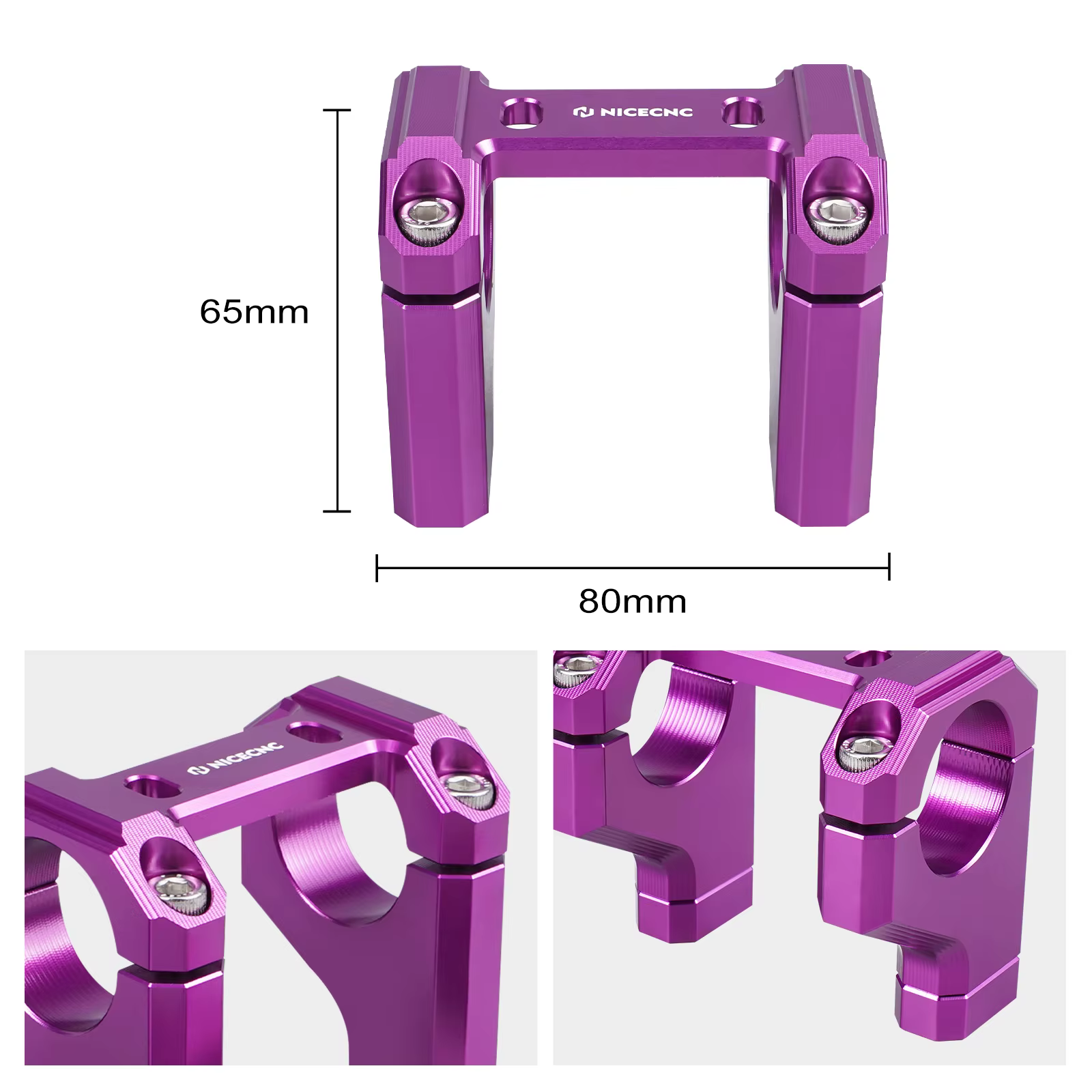 NICECNC pour 2024 Surron Light Bee X S L1E vélo de saleté électrique barre de guidon avant support de montage fourche Kit de noyau de Suspension