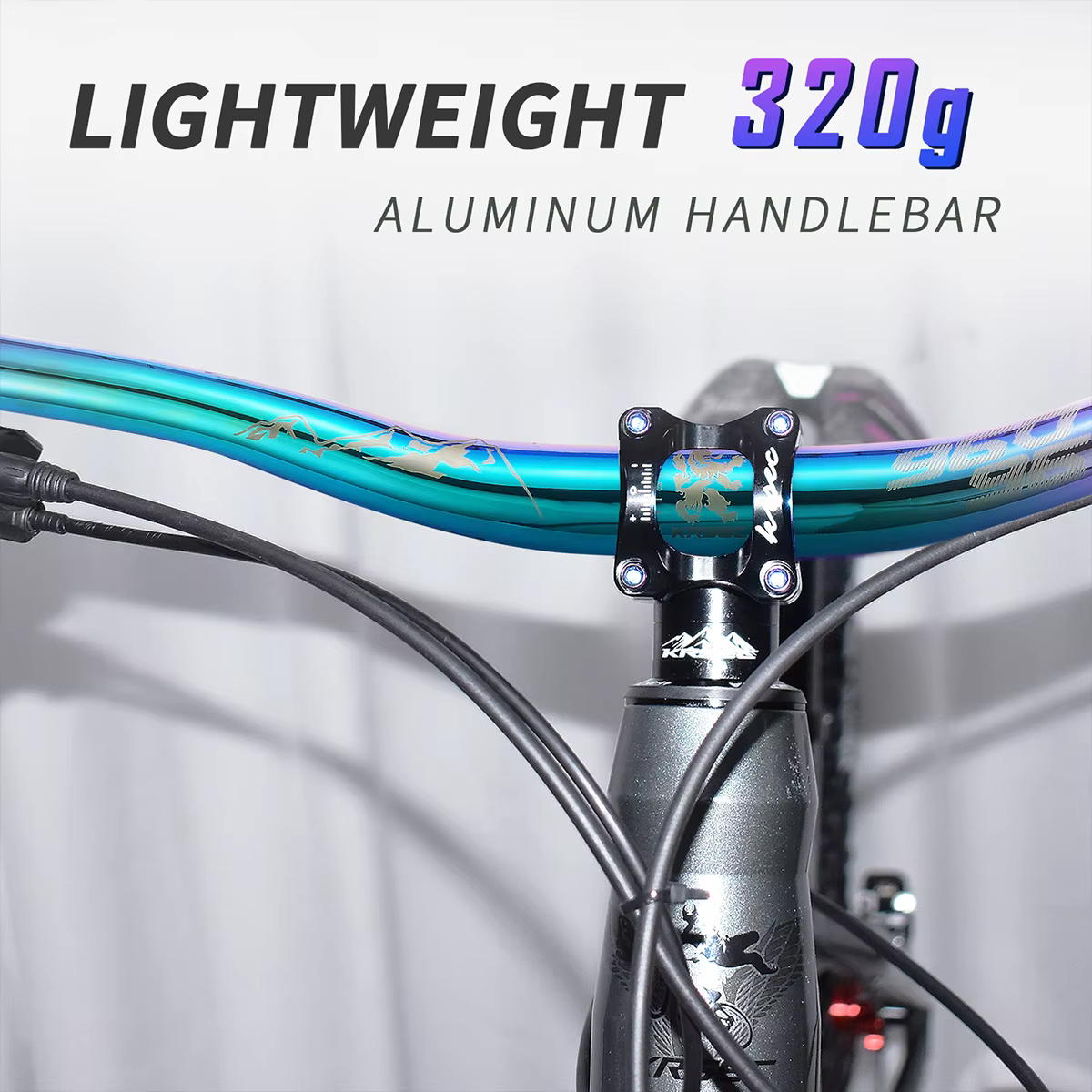 Guidon de vélo de montagne KRSEC31.8MM en alliage d'aluminium