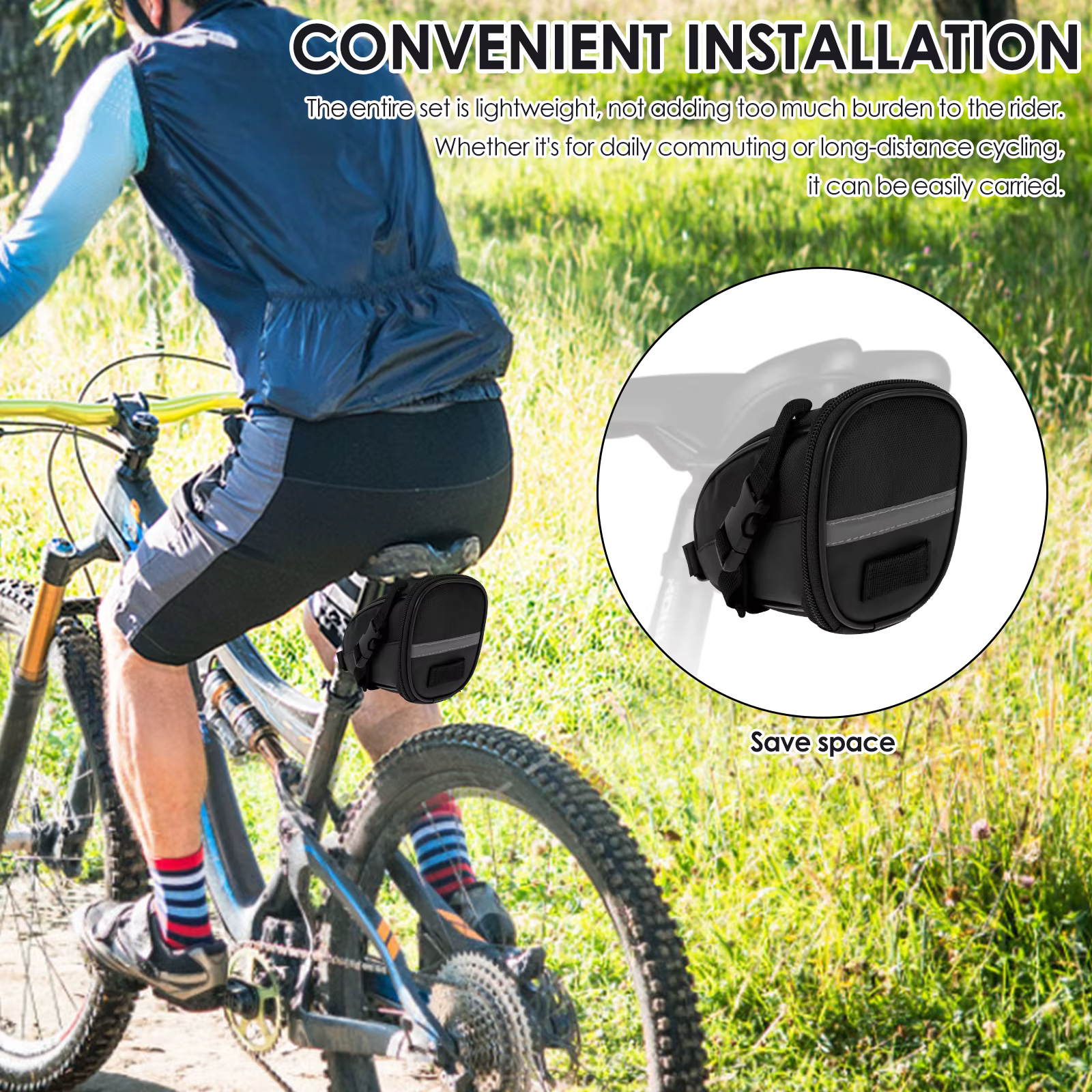 Kit d'outils de réparation de vélos avec pompe comprend divers outils