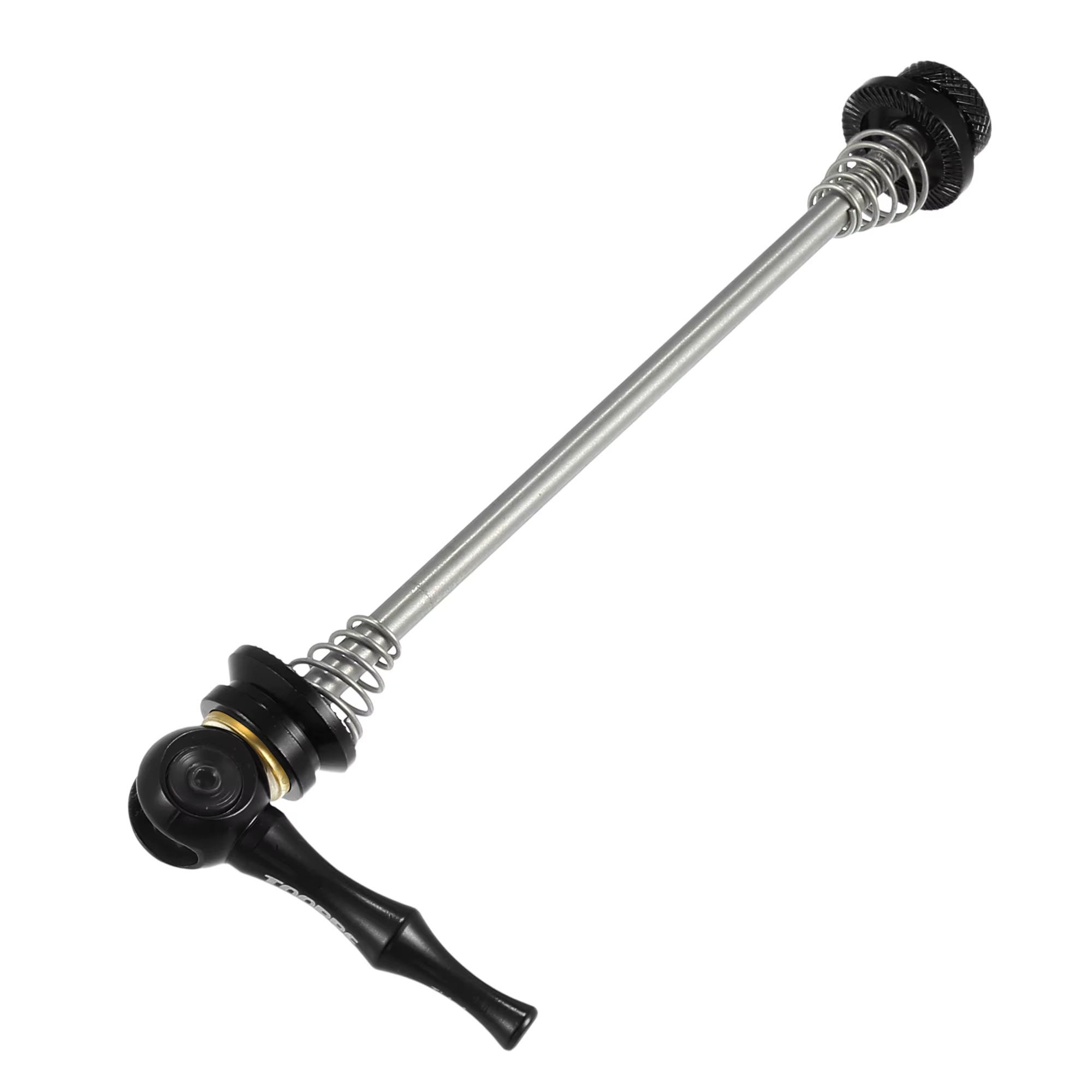 X Autohaux 1 paire de brochettes d'essieux à dégagement rapide avant arrière pour vélo de route 140mm 180mm noir