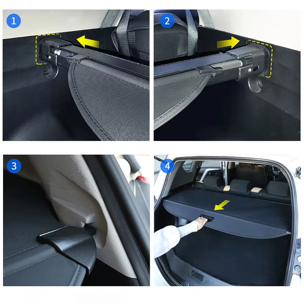 BEVO pour Hyundai Ioniq 5 2021-2026 – Cache-coffre rétractable, écran de confidentialité et de sécurité pour coffre arrière, accessoires