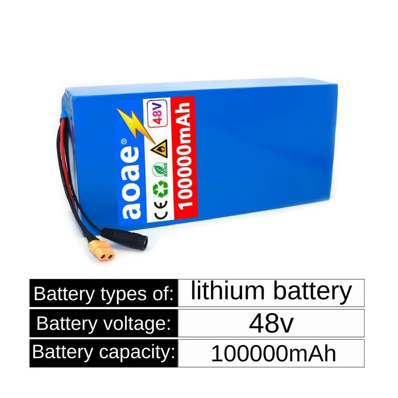 👍 Batterie au lithium 100% 18650 originale 48V 100Ah 13s6p