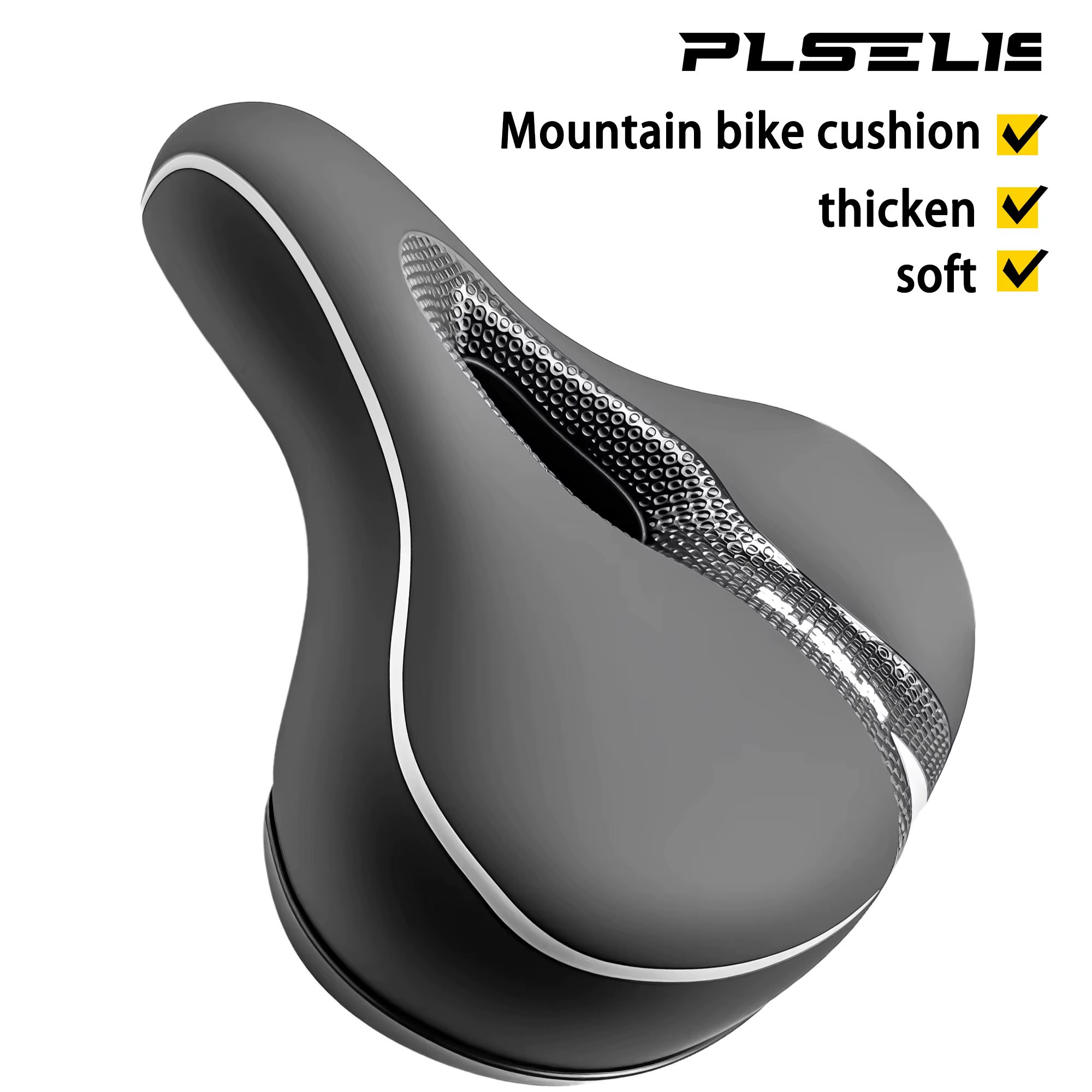 Plselis – selle de vélo rembourrée en éponge