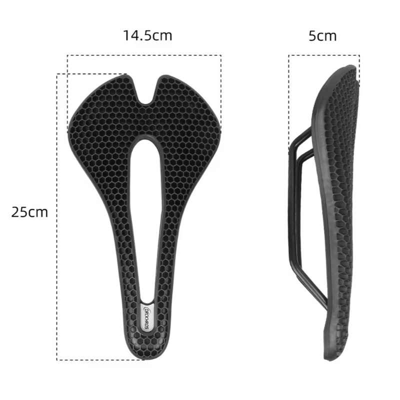 Selle de vélo en nid d'abeille imprimée en 3D