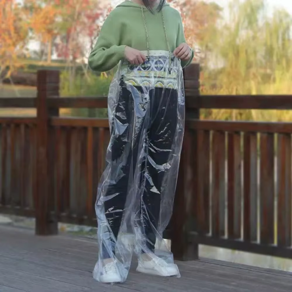 Pantalon de Pluie de Poulet Épais et Imperméable pour Voyage en Plein Air