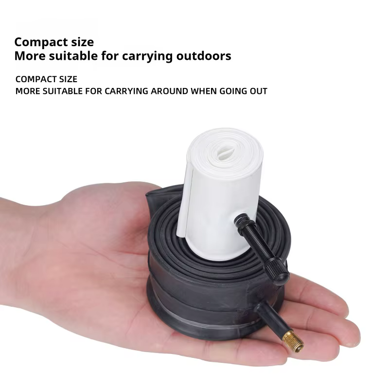 Chambre à air de vélo ENLEE en TPU avec valve Schrader en alliage d'aluminium