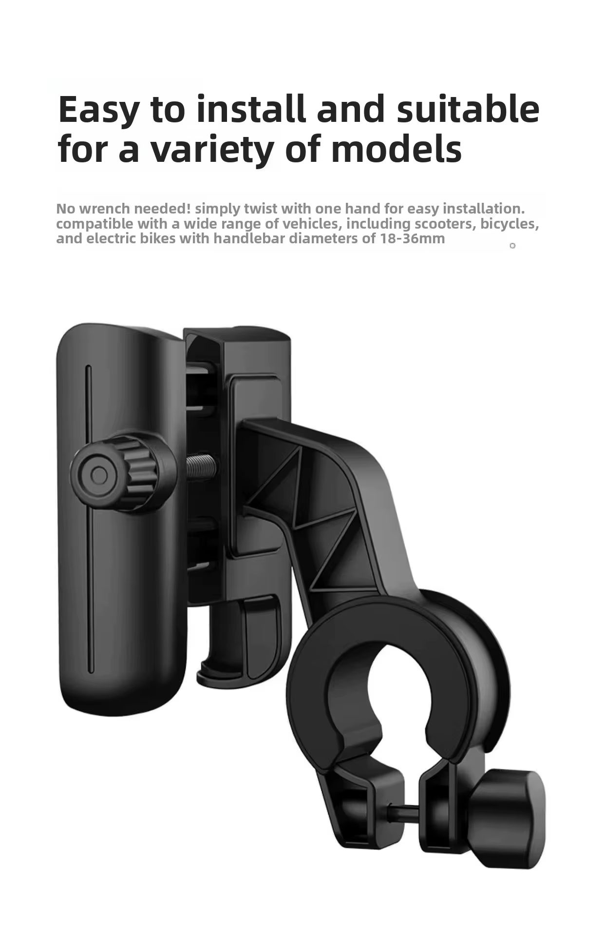 Support de téléphone pour Scooter électrique Ninebot ZT3 Pro Max G30 G30D G30LP G2 G65