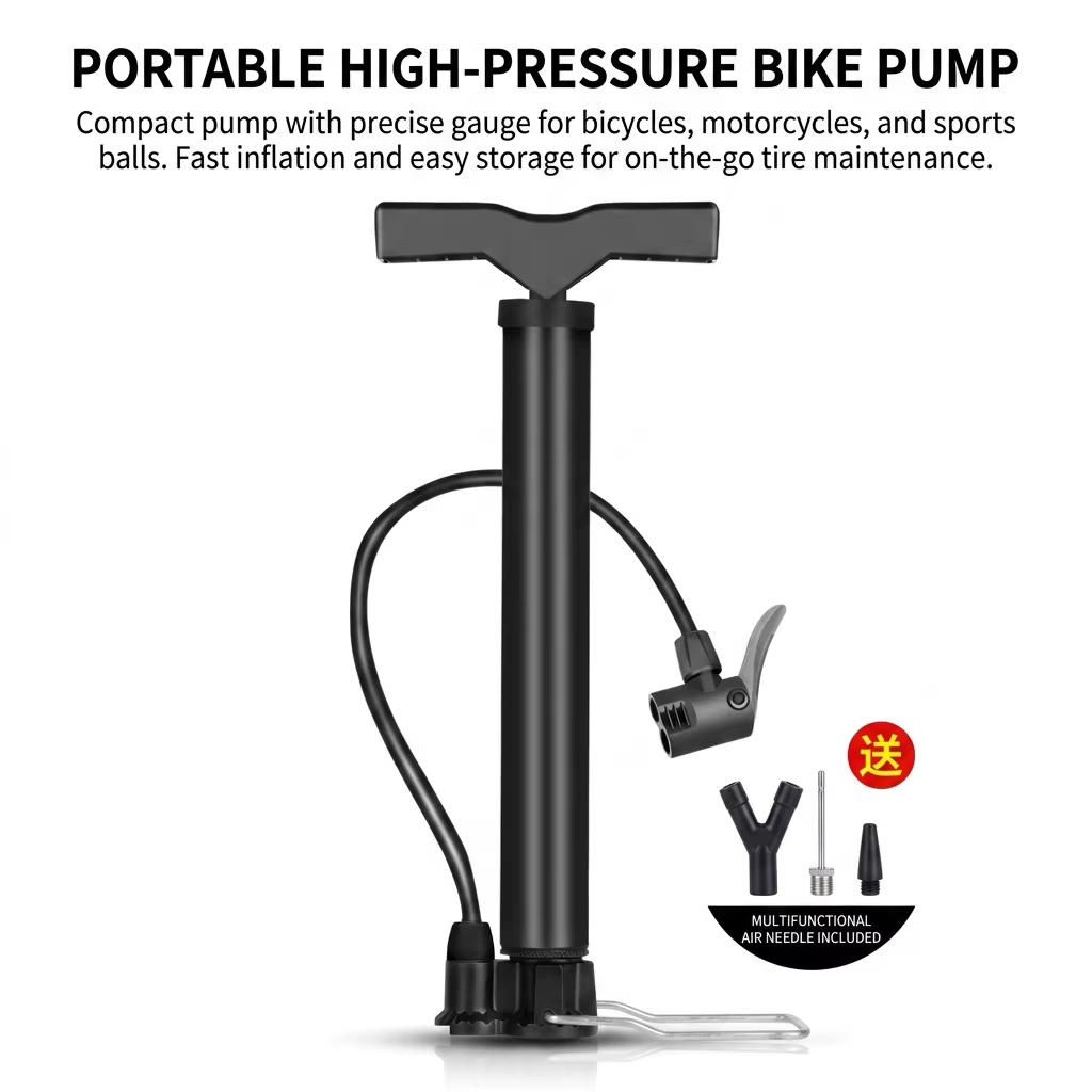 Pompe à air haute pression portable pour vélo