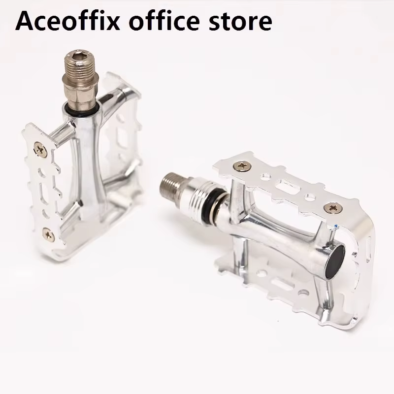 Aceoffix rétro gauche pédale à dégagement rapide pour vélo pliant brompton corps en alliage d'aluminium arbre en acier au chrome molybdène