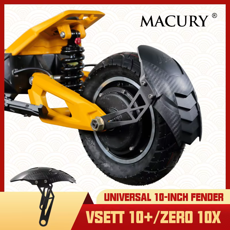 Garde-boue universel pour VSETT 10 + MUKUTA 10 ZERO 10X KAABO Mantis 10 pouces Scooter électrique