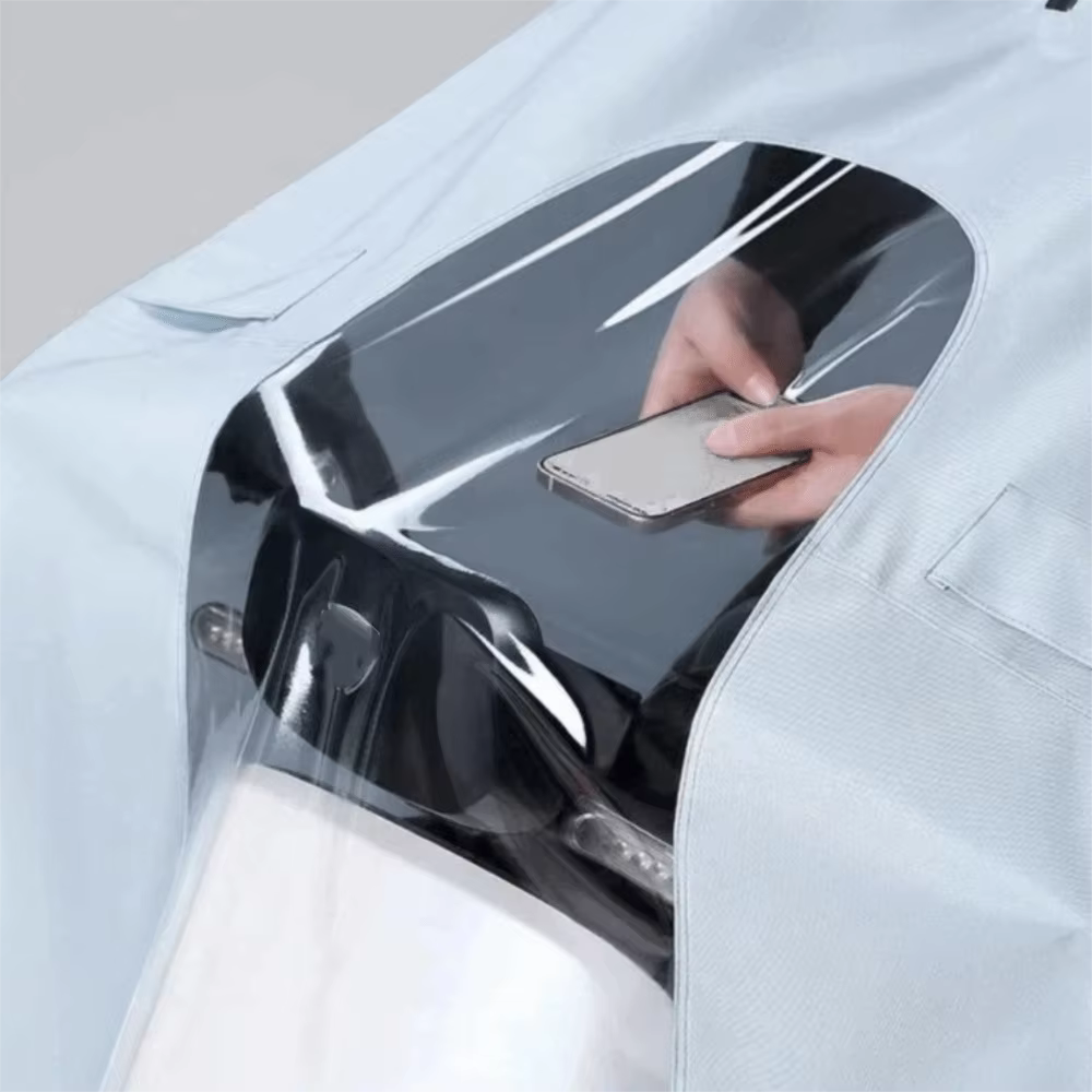 Manteau imperméable épais pour Scooter électrique, imperméable pour une personne, col haut, coupe-vent, léger, de luxe, pour tout le corps