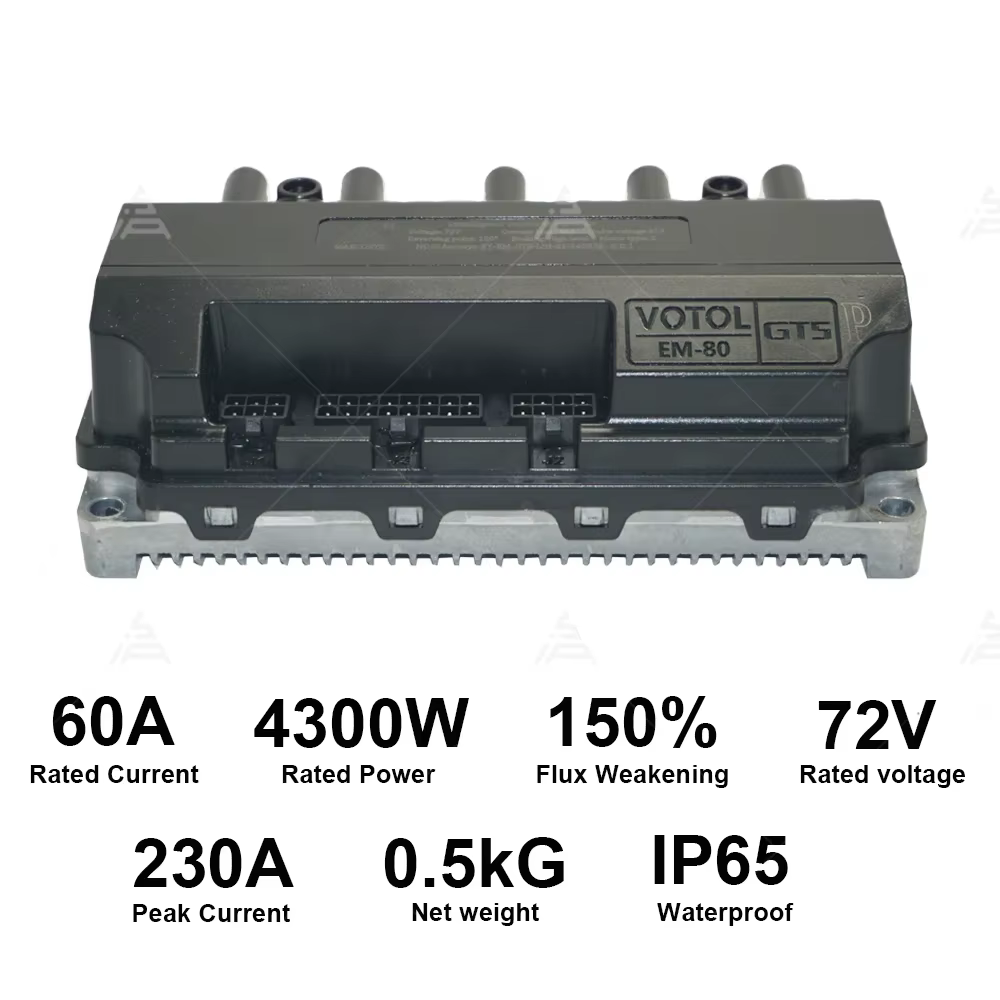 Contrôleur de scooter électrique VOTOL EM80GTSP LIN 4000W 72V 60A Boost 100A programmable