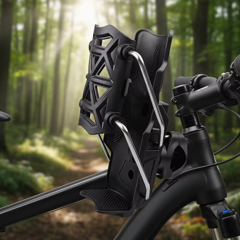 Porte-bidon compact pour vélos et motos avec support stable pour usage occasionnel