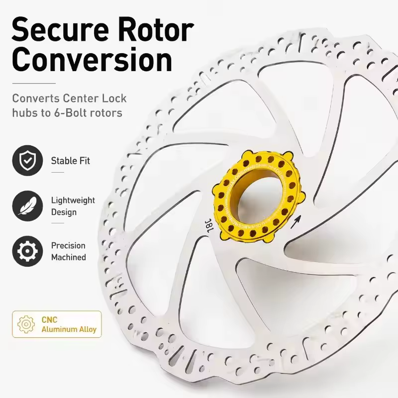 Adaptateur de moyeu de vélo Center Lock à 6 trous