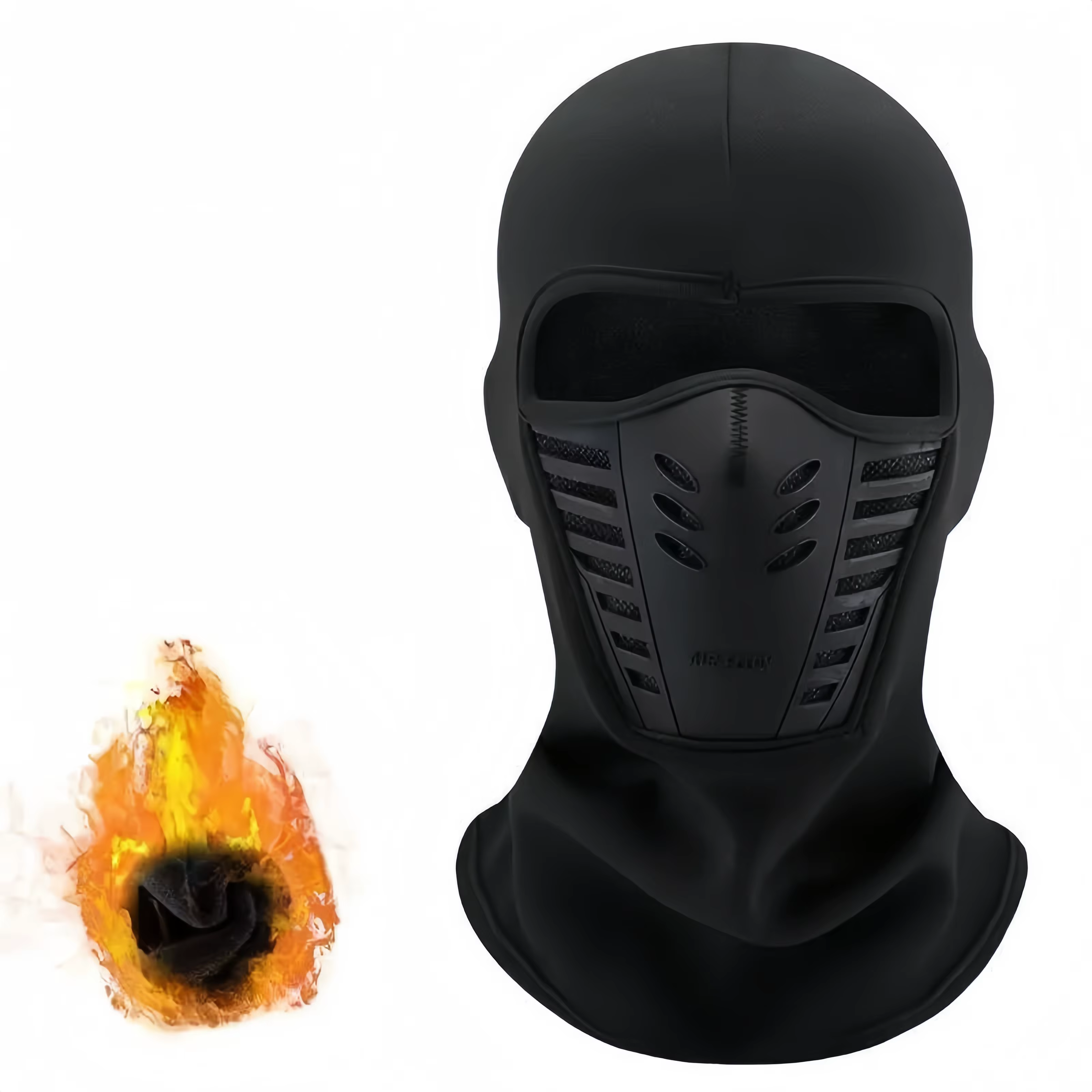 Cagoule d'hiver pour moto, vélo, cyclisme, fond de fond, anti-poussière, masque de Protection chaud et respirant