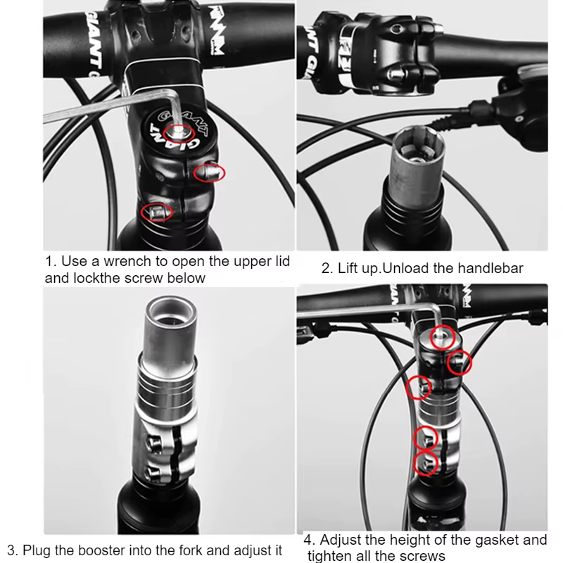 Fourche de tige de vélo
