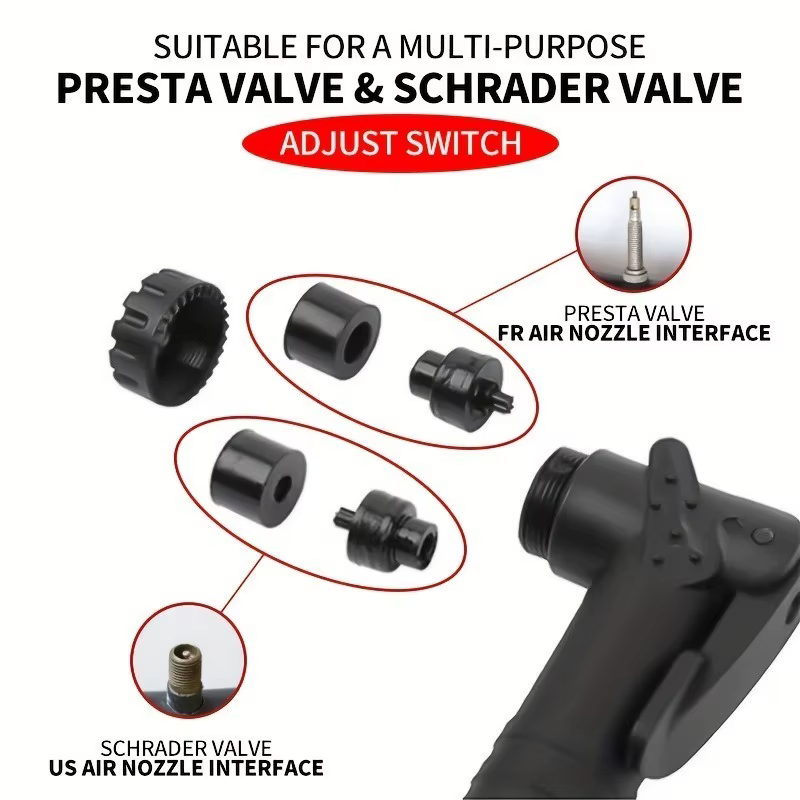 Mini pompe à vélo Portable avec support