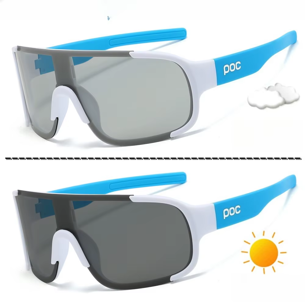 Lunettes de cyclisme à changement de couleur jour et nuit POC.