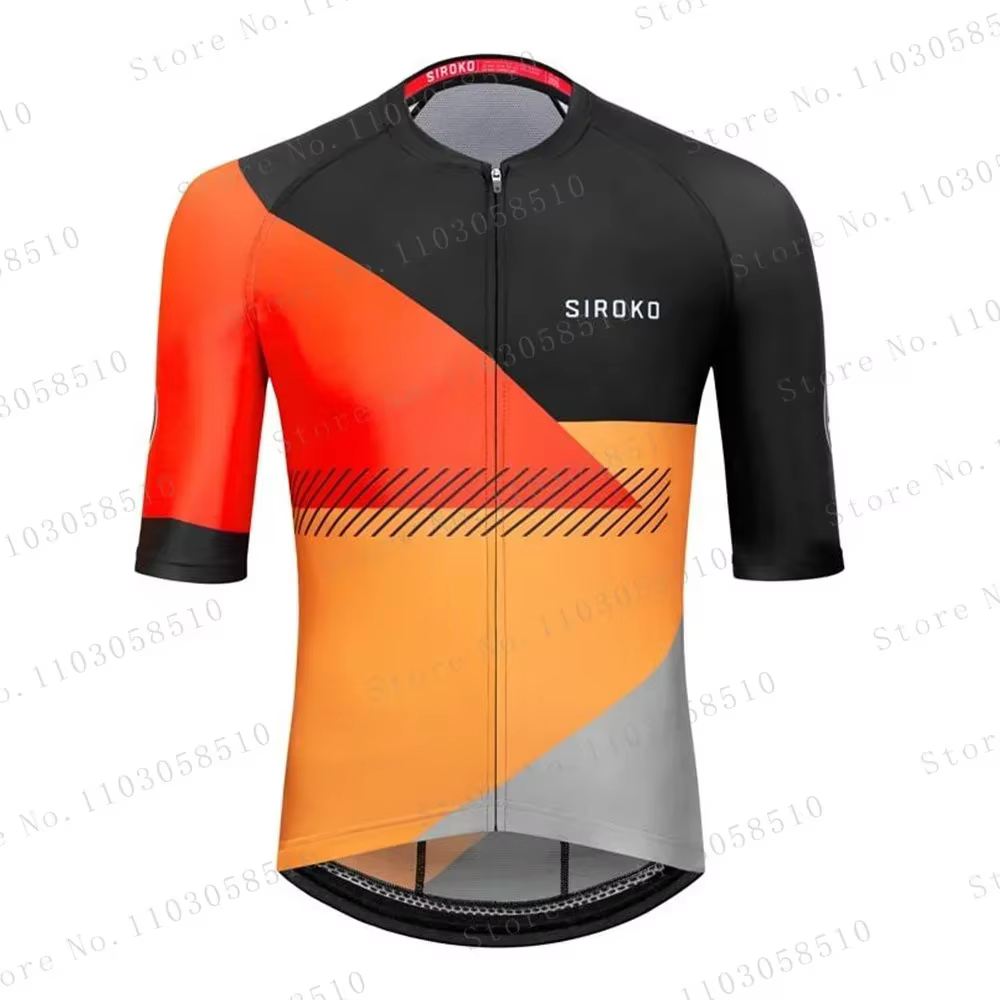 Siroko Replica – maillot de cyclisme pour hommes, chemise d'été à manches courtes pour VTT, haut de triathlon, vêtements de sport de plein air, vêtements respirants