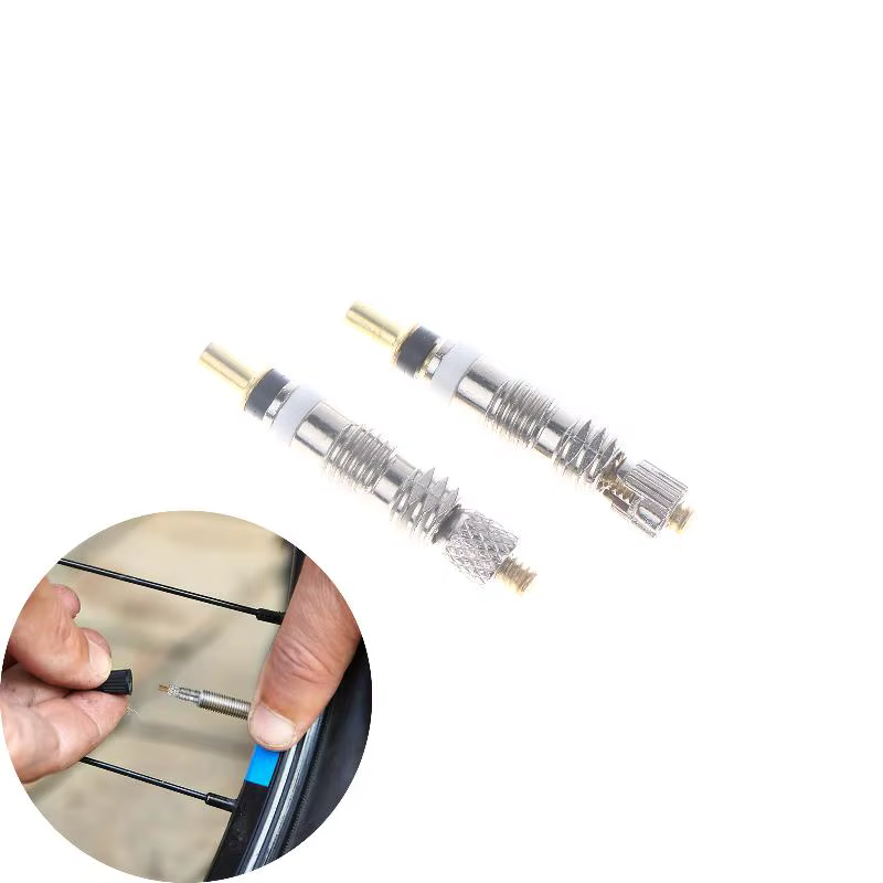 2/6/10 Pièces Noyaux de valve Presta amovibles en laiton pour réparation et remplacement de vélos