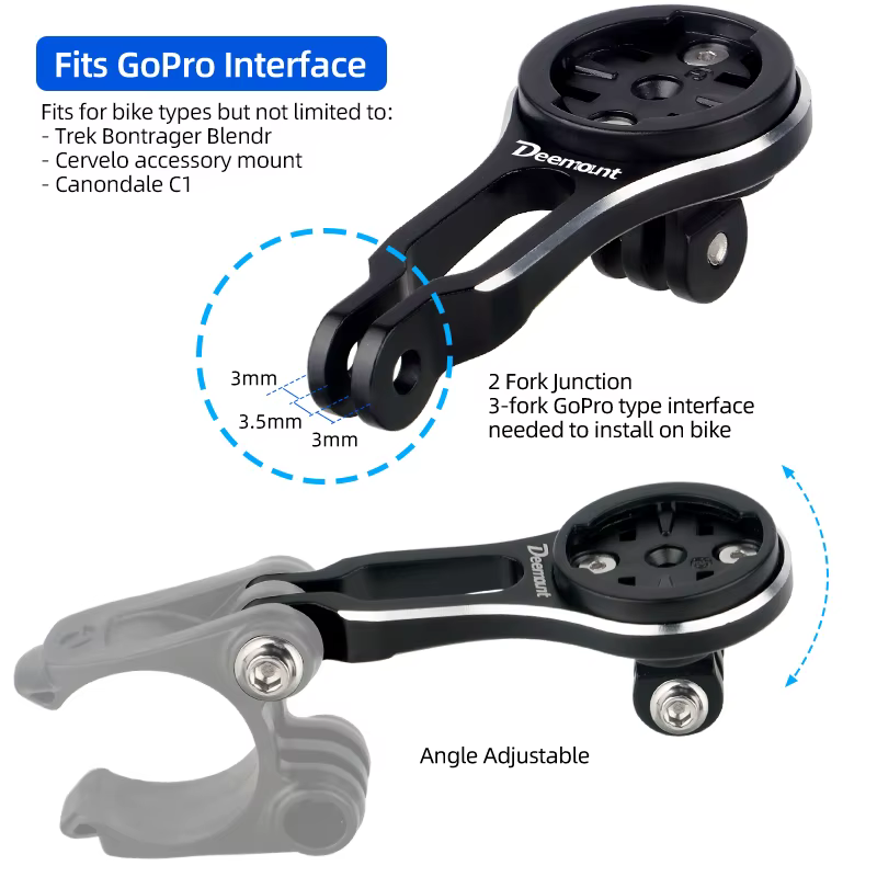 Support de guidon de vélo en alliage d'aluminium