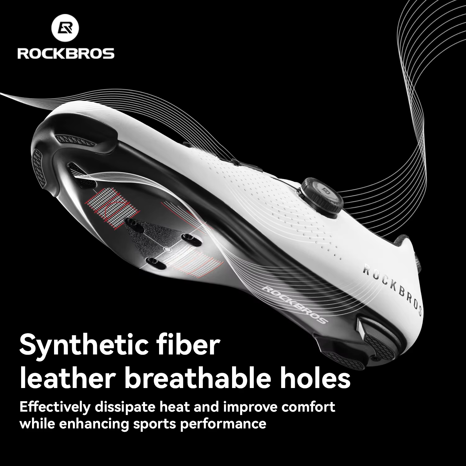 ROCKBROS baskets de cyclisme professionnelles chaussures CR5 en Fiber de carbone bas course vitesse