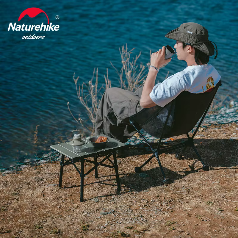 Naturerandonnée L02 Table de Camping randonnée en plein air Table pliante Ultra légère Portable Table basse de voyage Tables de pêche Tables de pique-nique
