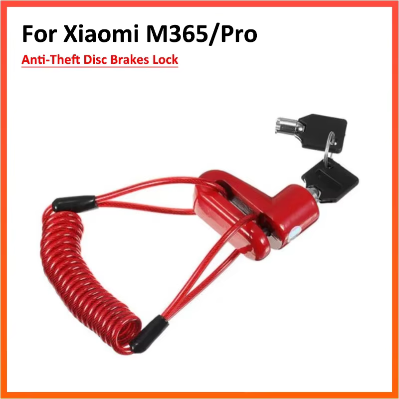 Verrou de frein à disque antivol avec fil d'acier pour Scooter électrique Xiaomi Mijia M365 /Pro 1S Pro2 Mi3