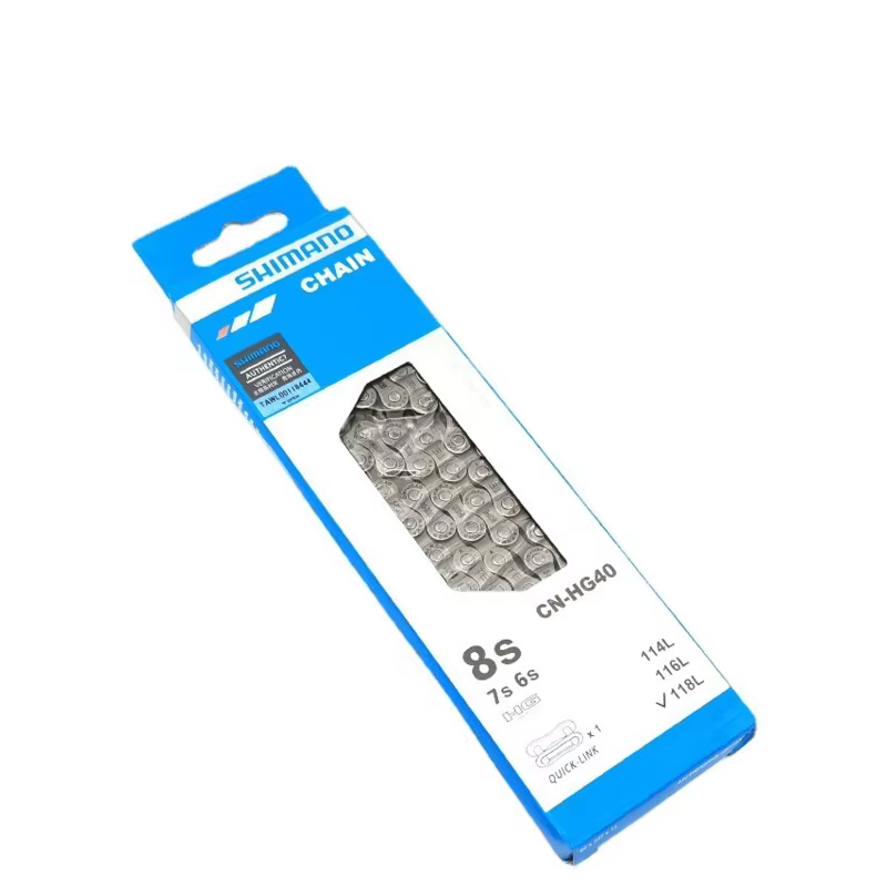 Chaîne SHIMANO CN HG40 6/7/8 vitesses 116 maillons pour vélo de route