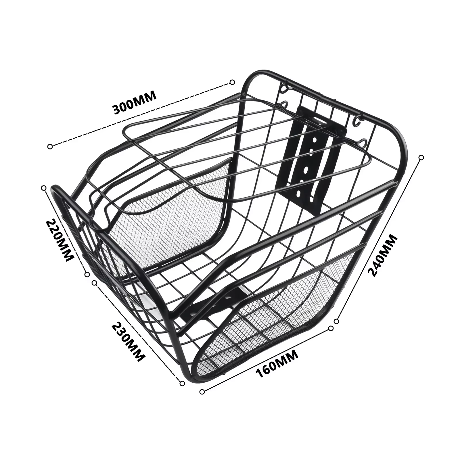 Mir en métal robuste pour vélo électrique et trottinette