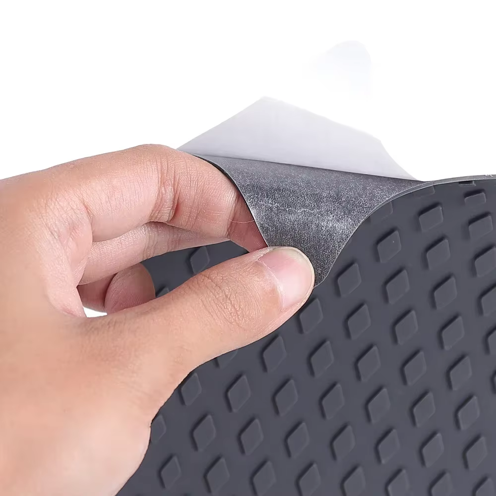 Tapis de pied de pédale adhésif antidérapant en caoutchouc pour Scooter électrique
