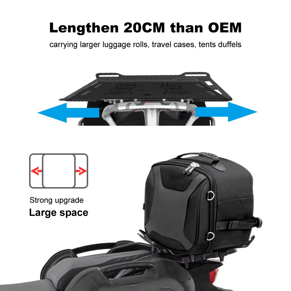 Accessoires de moto pour LONCIN VOGE, agrandissement arrière, bagages T1, 200AC 200 AC 500DS 500R 500 DS 500 R 525DSX 650DSX, R64.