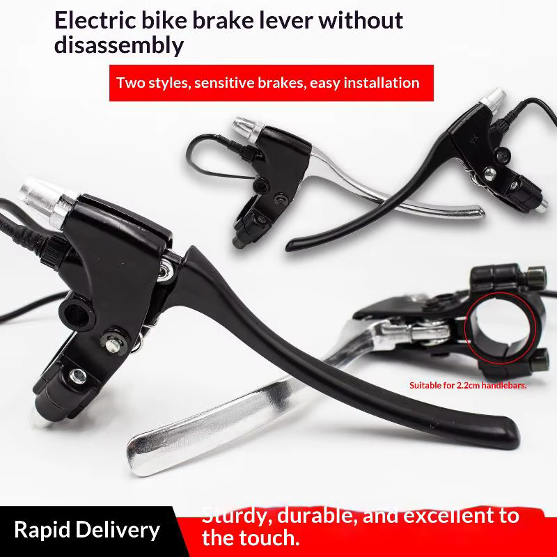 Leviers de frein en alliage d'aluminium pour vélo électrique