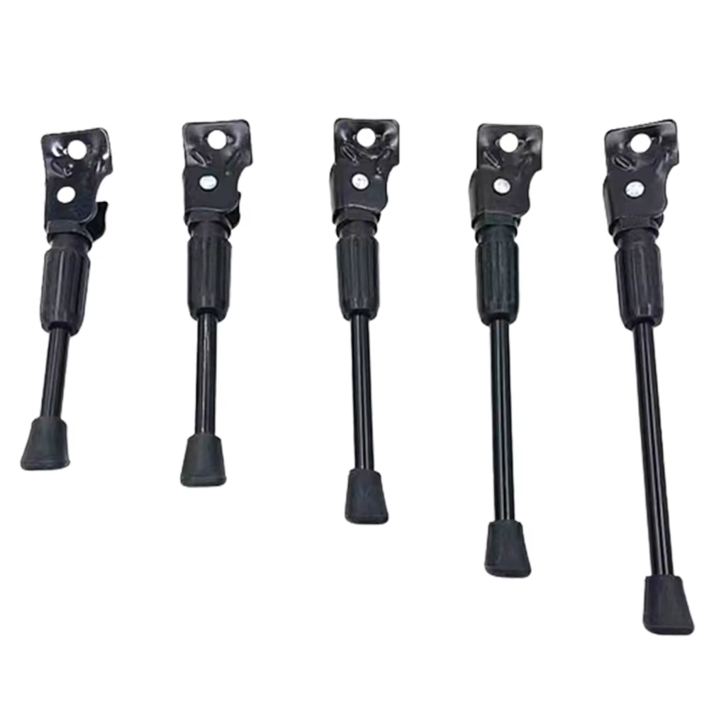 Support latéral arrière noir pour vélo, 1 pièce, en alliage d'aluminium, antirouille et usure, 22 à 27 pouces