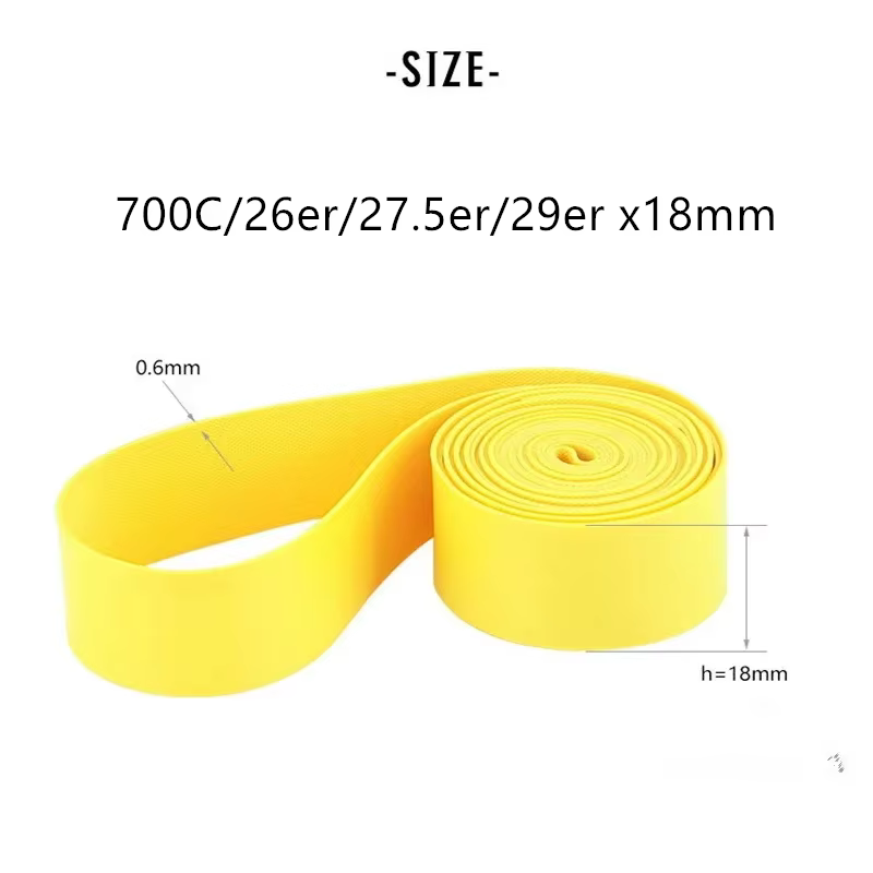 1 Paire (2 pièces) de bandes de jante en PVC premium pour vélo