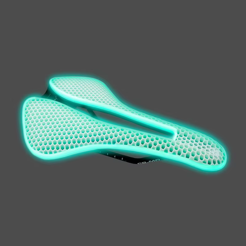 Selle de vélo ventilée 3D BALUGOE – Légère et qui brille dans le noir pour le cyclisme VTT/route